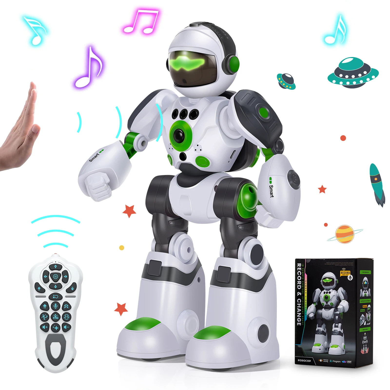 New Ai Intelligent Robots Electric Toys For Kids Educational Robot Programming Intellisense Rc Toys For Kids