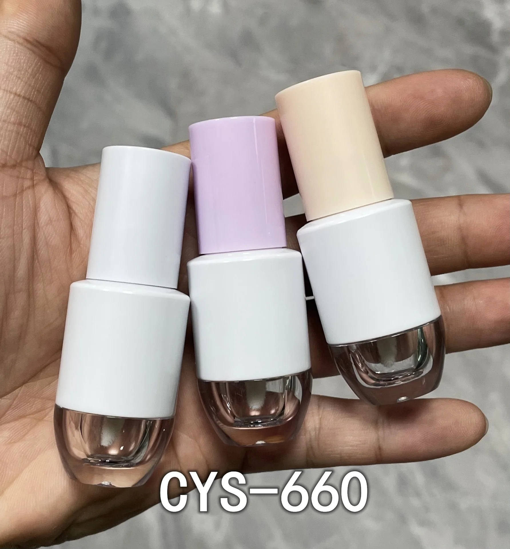 2 ml High-end Technology Manufacturing Personalized Mini Lip Gloss Tubes With Brush