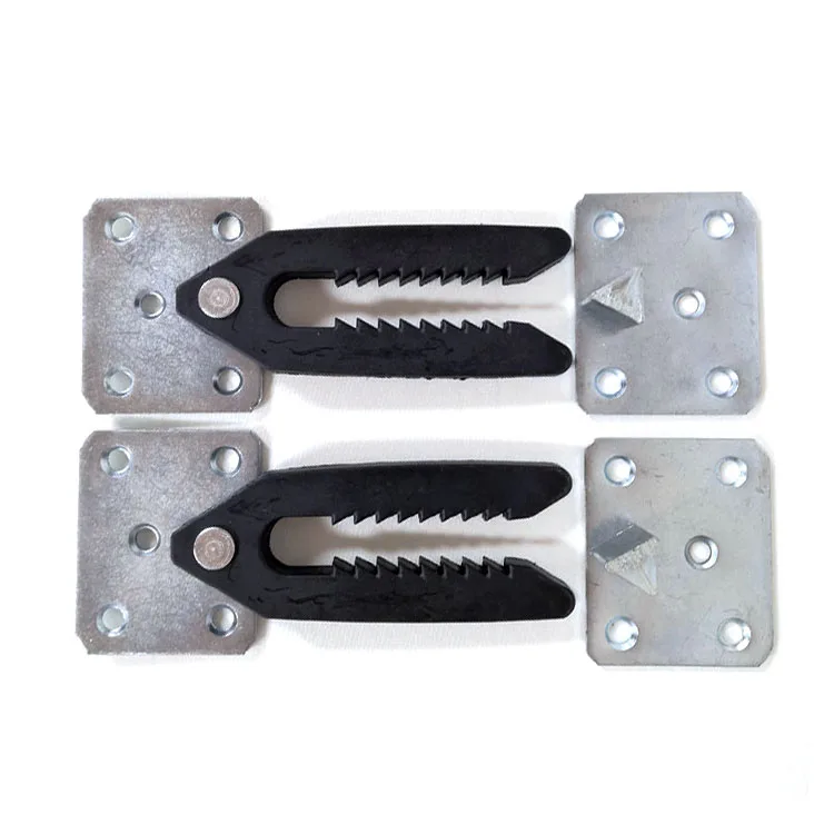 Wholesale high quality furniture set hidden connector plastic metal fittings sofa hinge hardware products