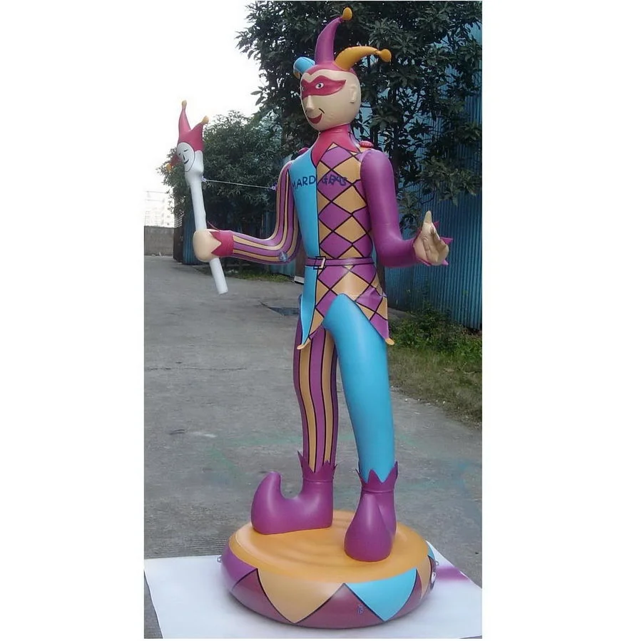 PVC Sealed Inflatable Joker Advertising Inflatable Balloons Even /holiday / Mall / Park / Party Custom Logo Accepted Safe Valve