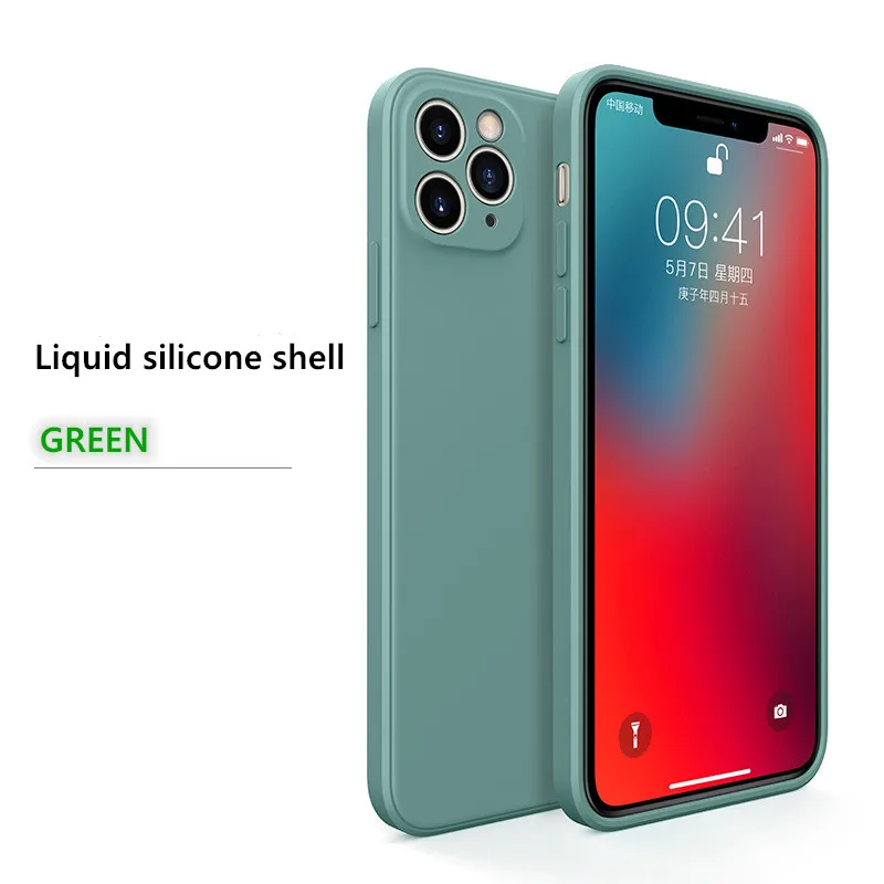  Новые противоударные чехлы из жидкого силикона для телефонов Samsung iphone 11 12 Pro Max