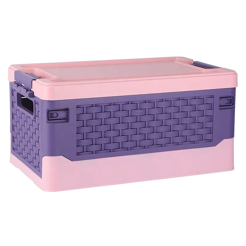 High Quality Foldable Storage Container Storage Box Collapsible Storage Bins with Handles with Lid