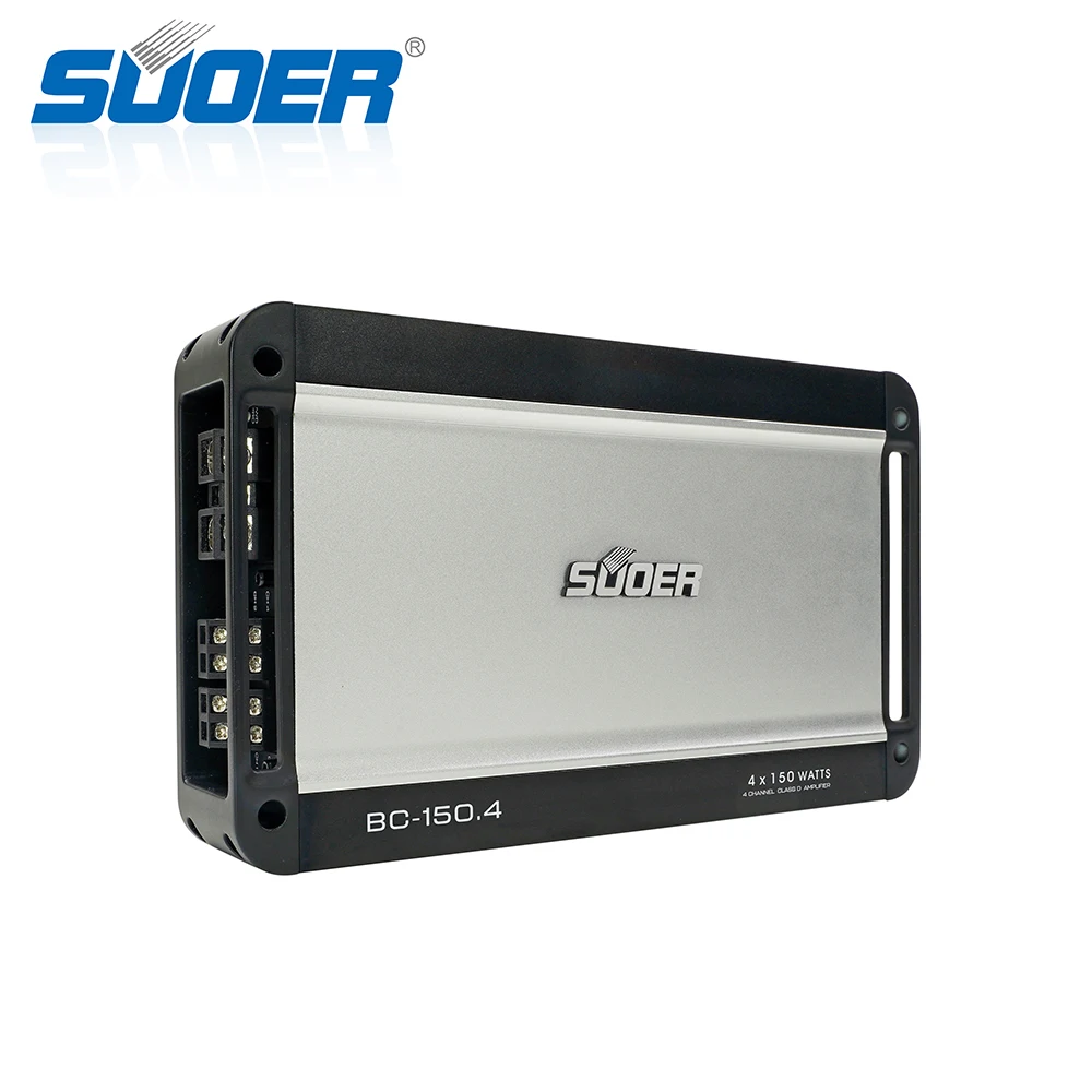 Suoer BC-150.4 12v amplifier car 4 channel car amplifier 2000 watts rms full range power car amp