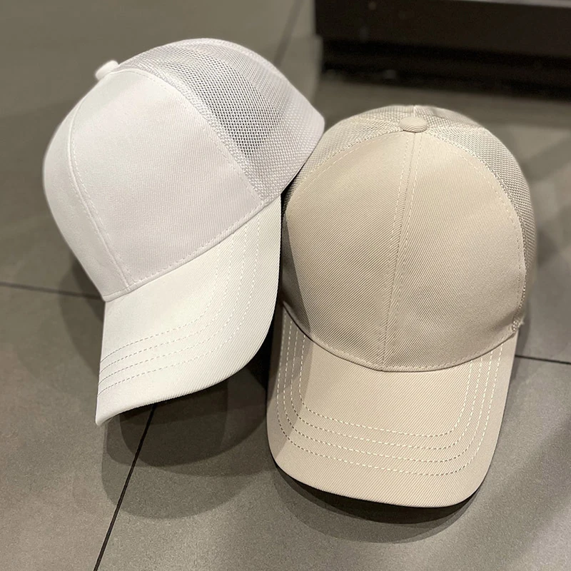 Custom 6 Panel trucker hats, Plain Blank Black mesh trucker hat