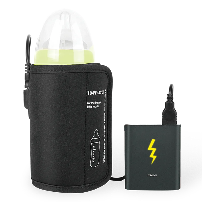 Portable Large Capacity 4 Colors Usb Travel Car Baby Milk Feeding Bottle Warmer