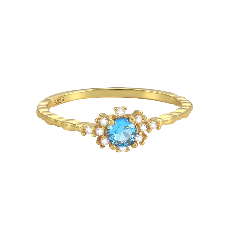 Elegant Exquisite Crystal Rings For Women Wedding Finger Rings 925 Sterling Silver Engagement Jewelry anillos bague femme
