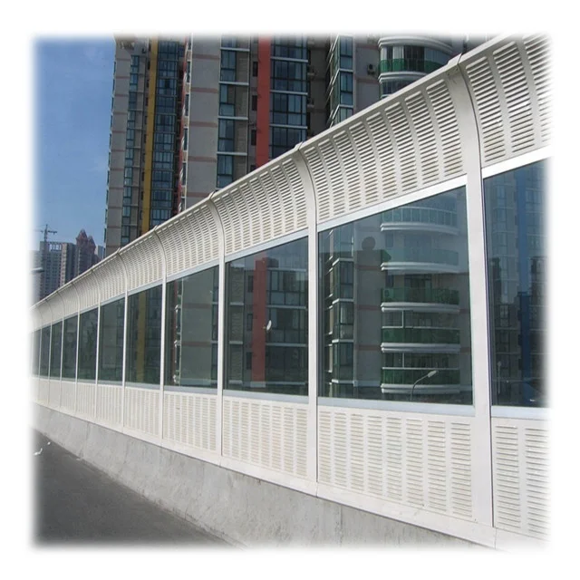 Clear vinyl sound barrier noise control bridge noise barrier panels