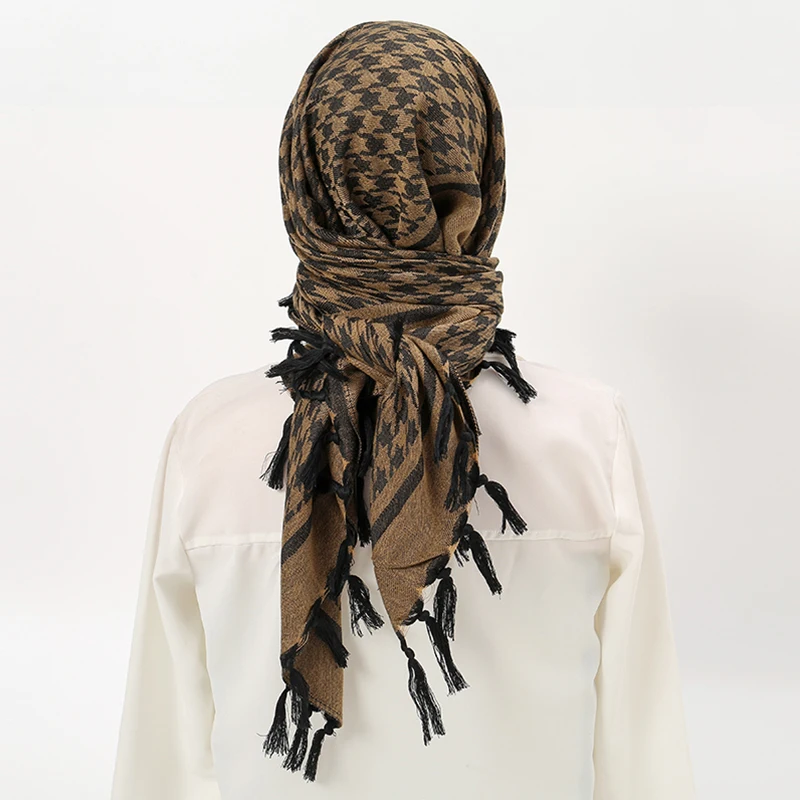 Cloud branded Wholesales Wholesale Cotton blend scarf Cheering Fabric 110*110cm Blossom