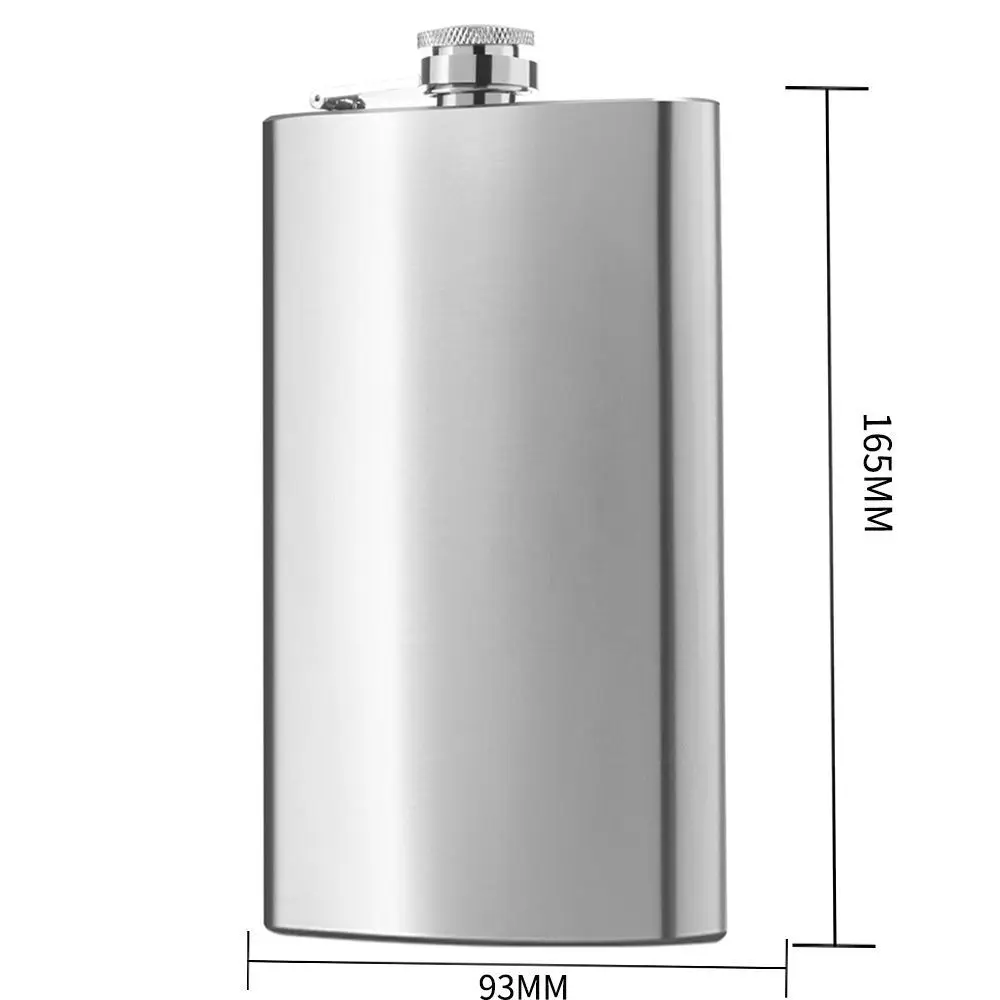 Custom Logo 1-12oz Capacity Matte black Male Alcohol Whisky Wine Pot Bottle Pocket Portable Stainless Steel Hip Flasks