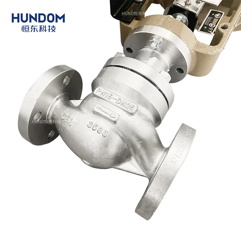 Stainless steel industry pneumatic pressure regulator single Single seated air pneumatic control valve