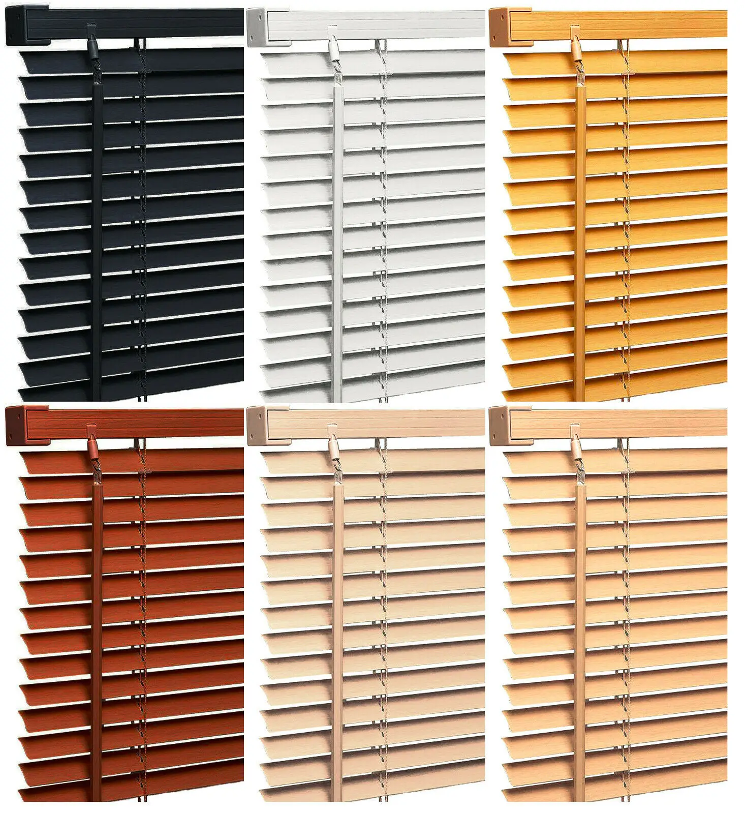 Faux Wood Blind Wooden Color Special Design Louver Blind Windows Ventilate For House