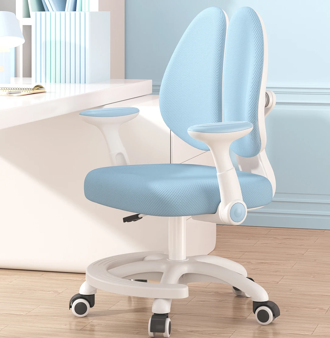 Height adjustable children multifunction study chair for kids with Extra Chair Cover For Free