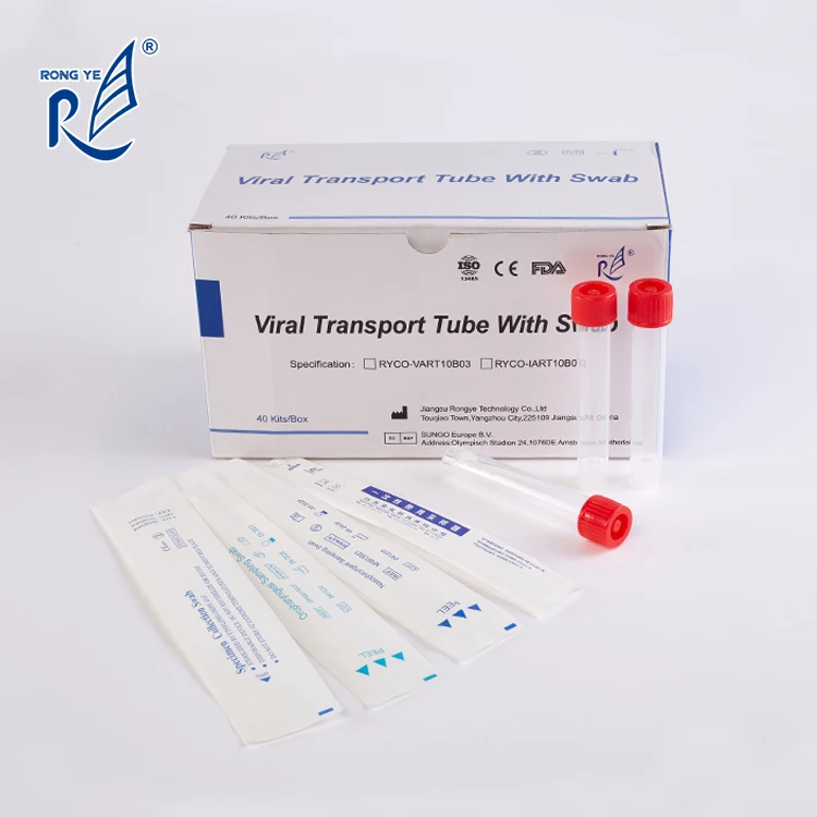  Одноразовый VTM набор для выборки вирусов/Набор сбора вирусных пробоотборников с Флокированным тампоном