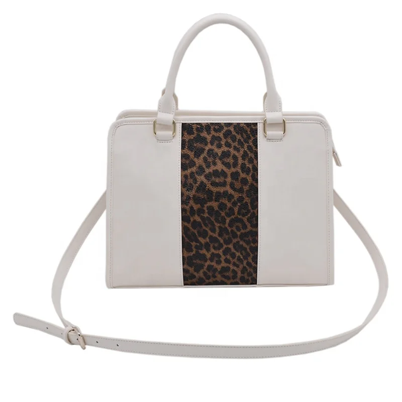 Fashion Luxury Leopard Shoulder Handbag Ladies Purse PU Leather Elegant Hand Bag