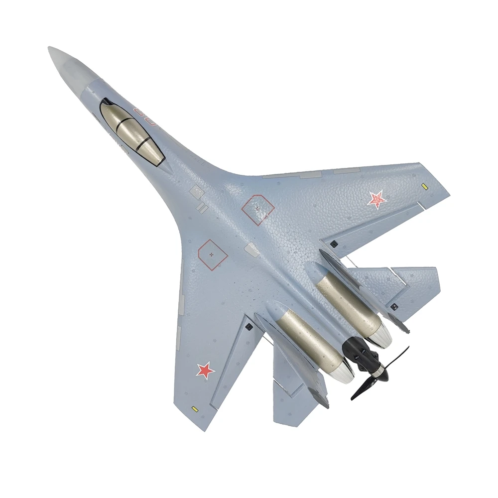 New QF009 RC Airplane 4CH SU-35 Fighter Fixed Wing Foam Electric Model RC Glide with Hybrid Control Six-axis Gyroscope Toys gift