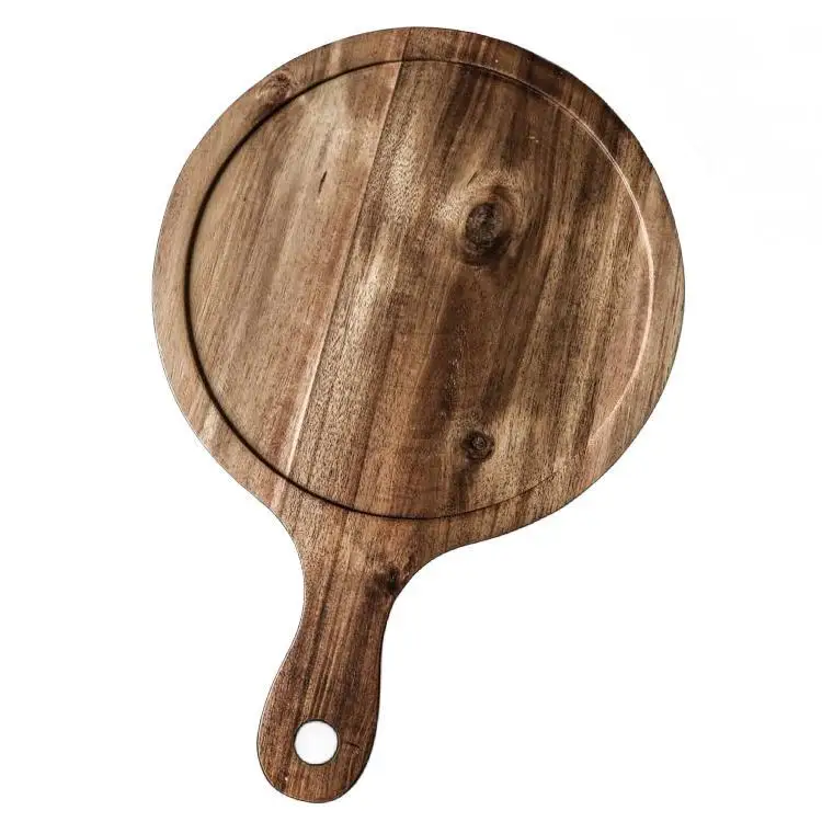 Premium Wooden Pizza Peel Acacia Wood Pizza Paddle Peel