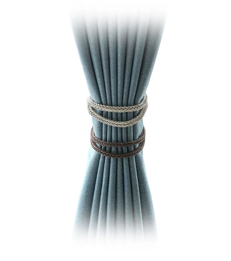 Decorative gold curtain rope TIEBACK and tassels cord curtain tie back  HOOK