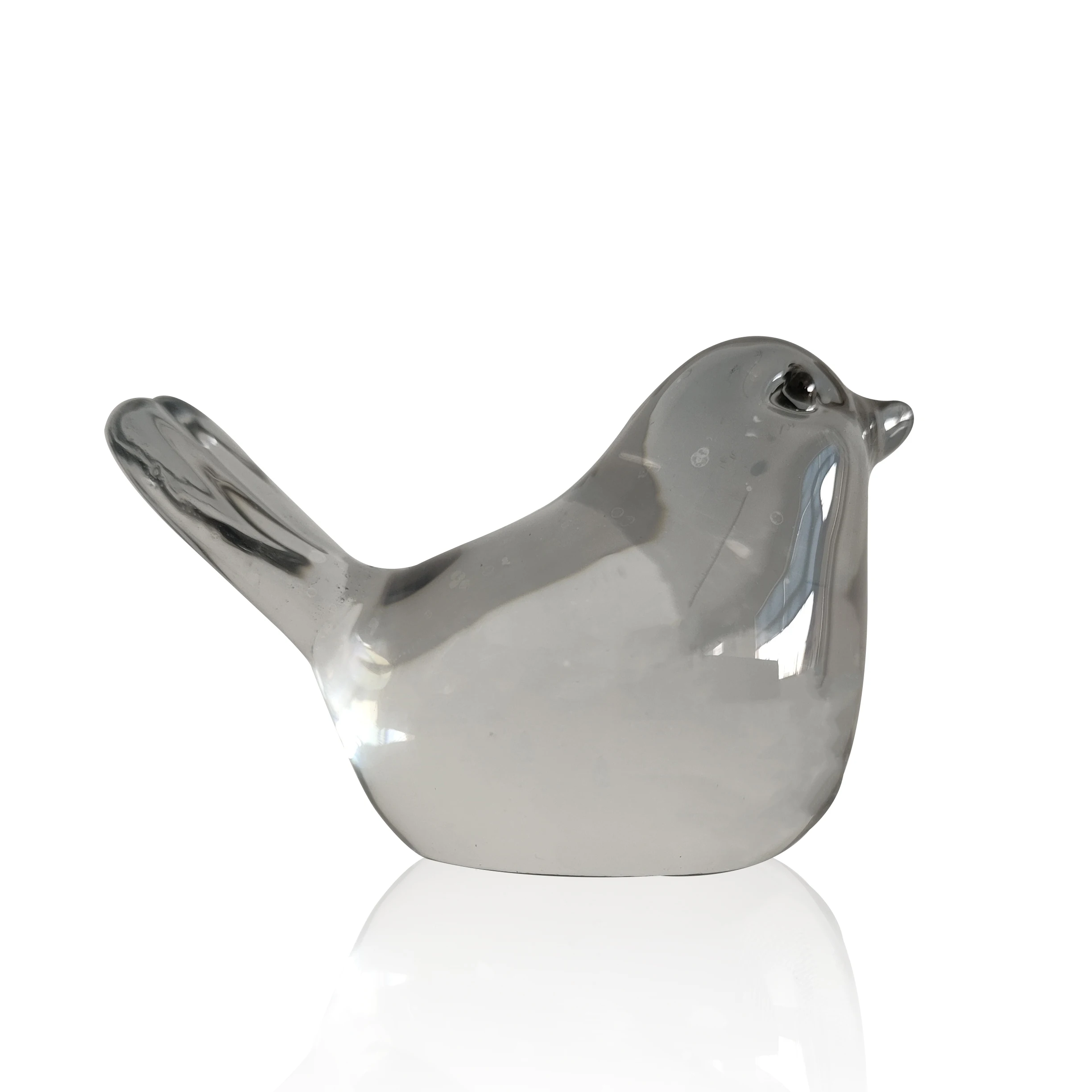 Paperweight Crystal Bird Handmade Glass Animals Crystal Bird Figurine Collectible Art Glass Animal Figurines Table Home Decor