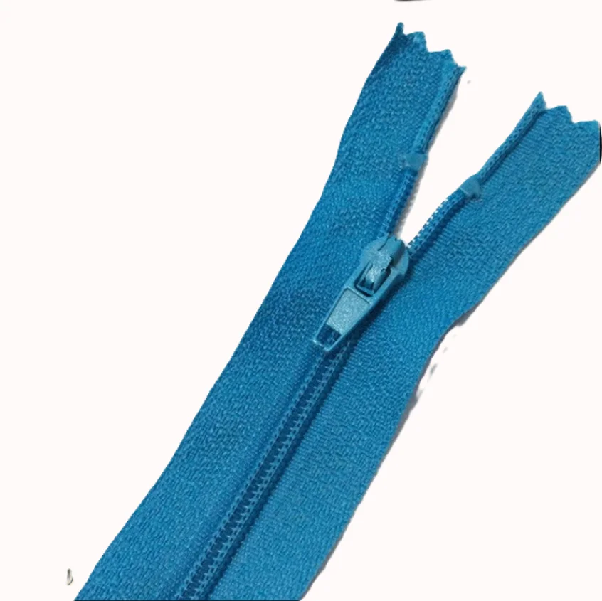 #3 nylon zipper injection closed pants clothing pocket bag cushion automatic zipper off the shelf