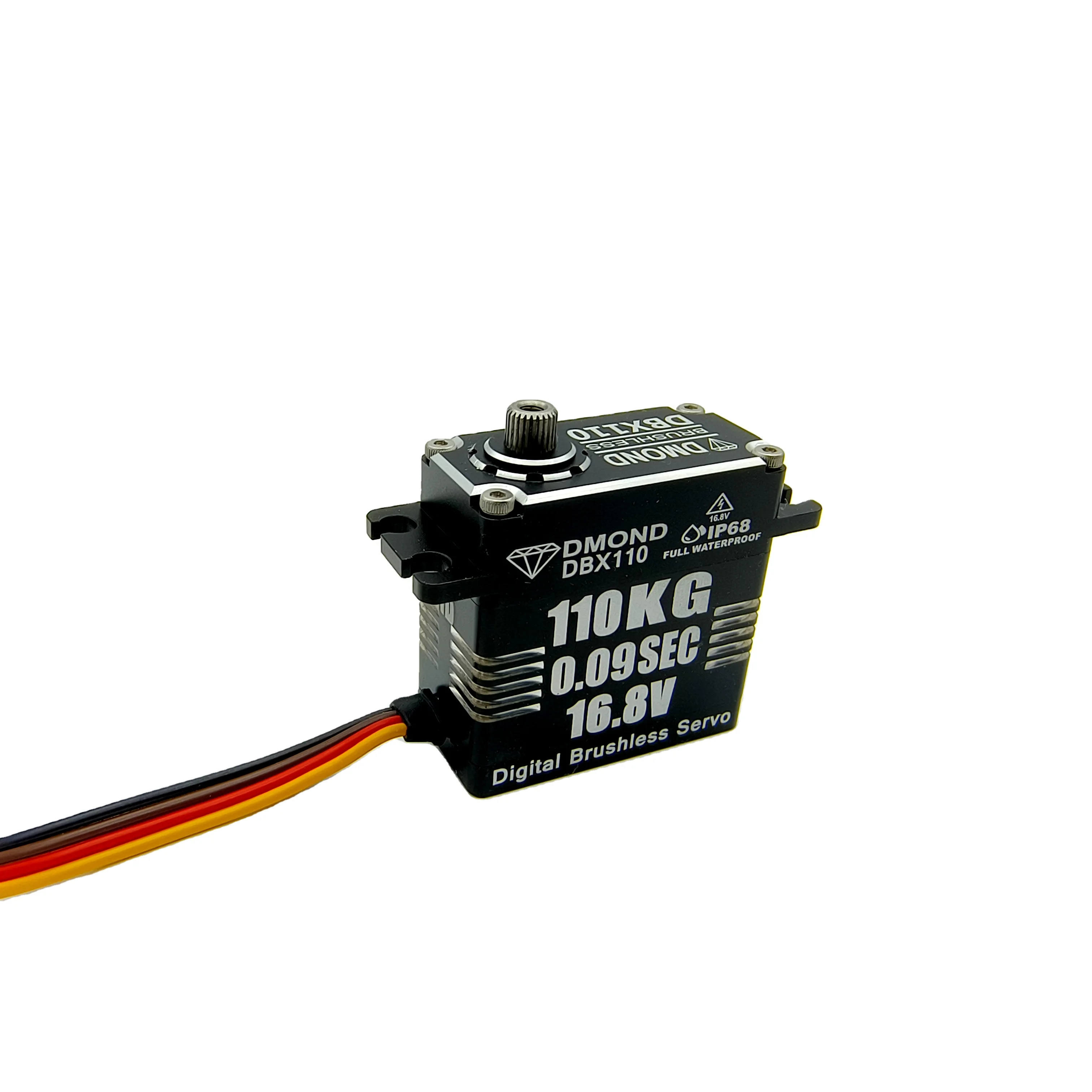 DMOND DBX110 110KG 16.8V Brushless direct power IP68 Waterproof heavy duty servo stainless gear 1/10 1/8 RC truck crawler