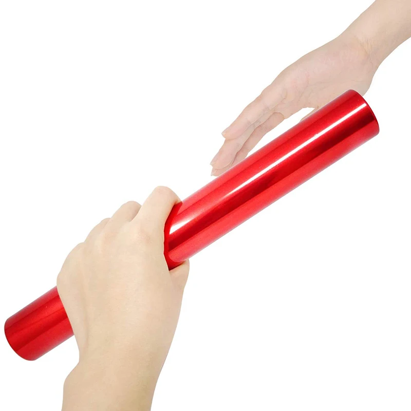 Diameter 3.8cm Aluminum Alloy Track And Field Sports Equipment  Filed Race Running Relay Baton Stick