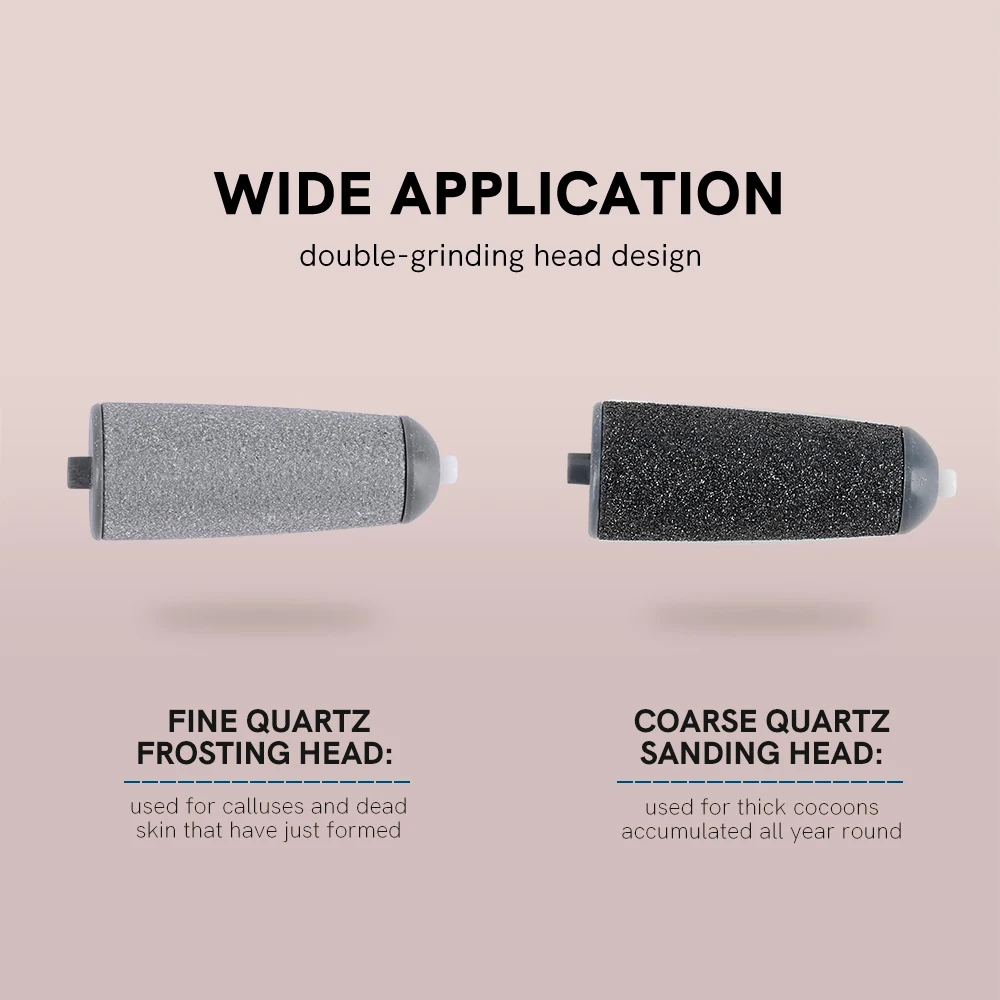 Electric Foot File Mini Strong Foot Callouses Dead Skin Remover for Heels Grinding Pedicure Tools Professional Foot Care Rollers