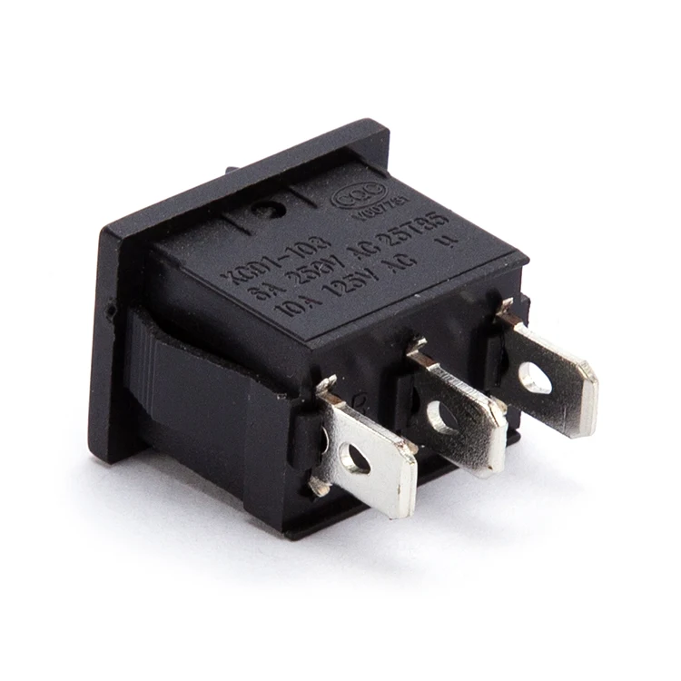  KCD1-103 6A 250VAC переключатель 3PIN вкл/выкл на кулисный