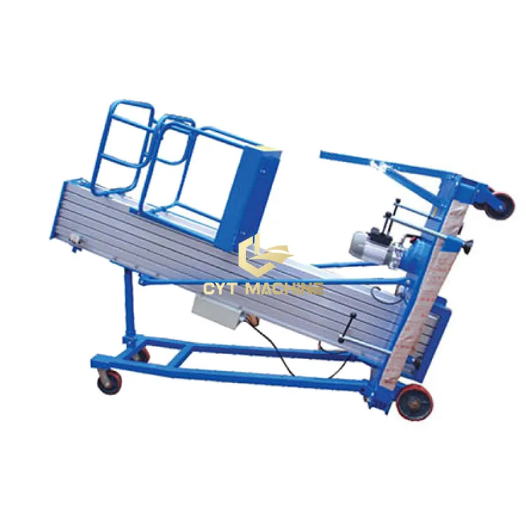 
Tiltable 10m 11m Single Mast Aerial Working Platform Lift Aluminum Lift 