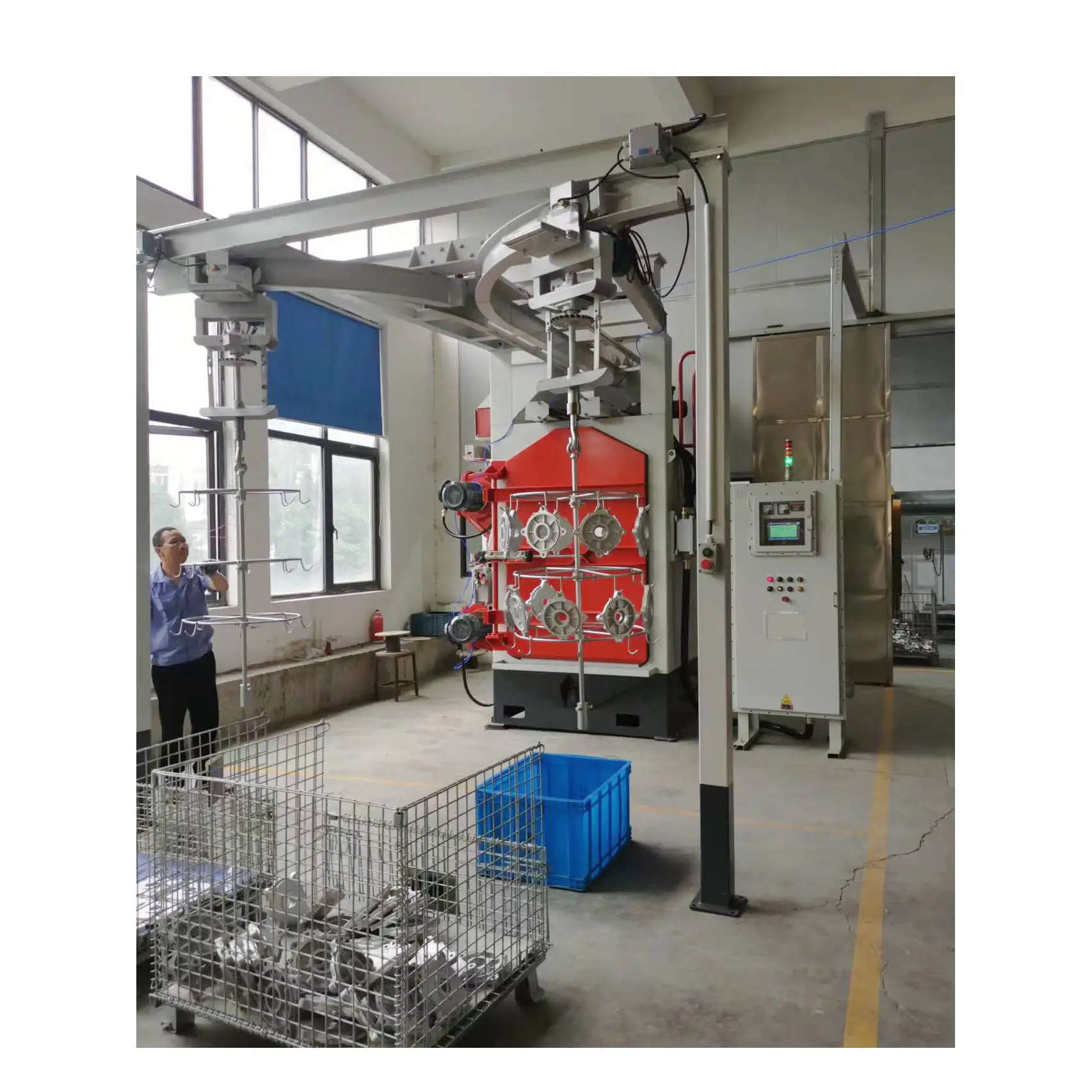 YXD-10/12 High Quality Parts Hook Type  Steel Shots Sand Blasting Machine