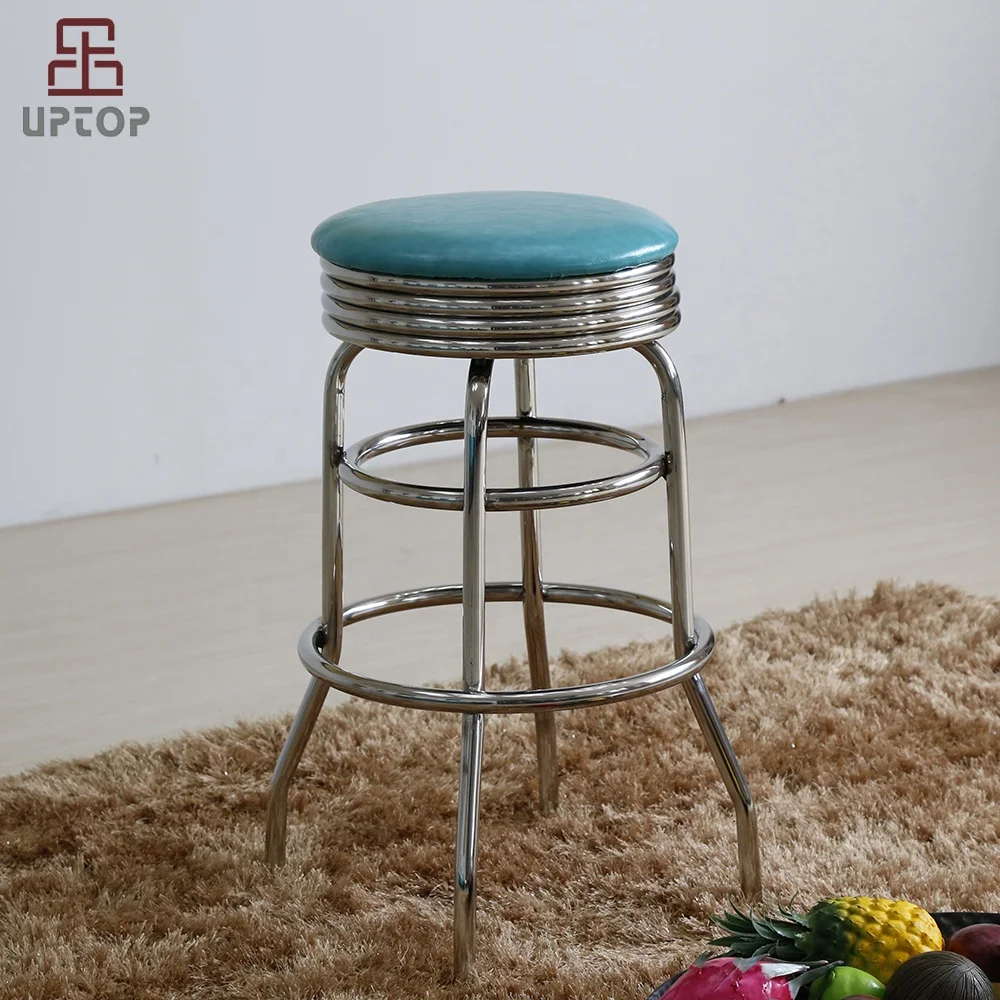 (SP-BS427) Diner Bar Stool - Vintage Restaurant American 50s Style Stools for Sale