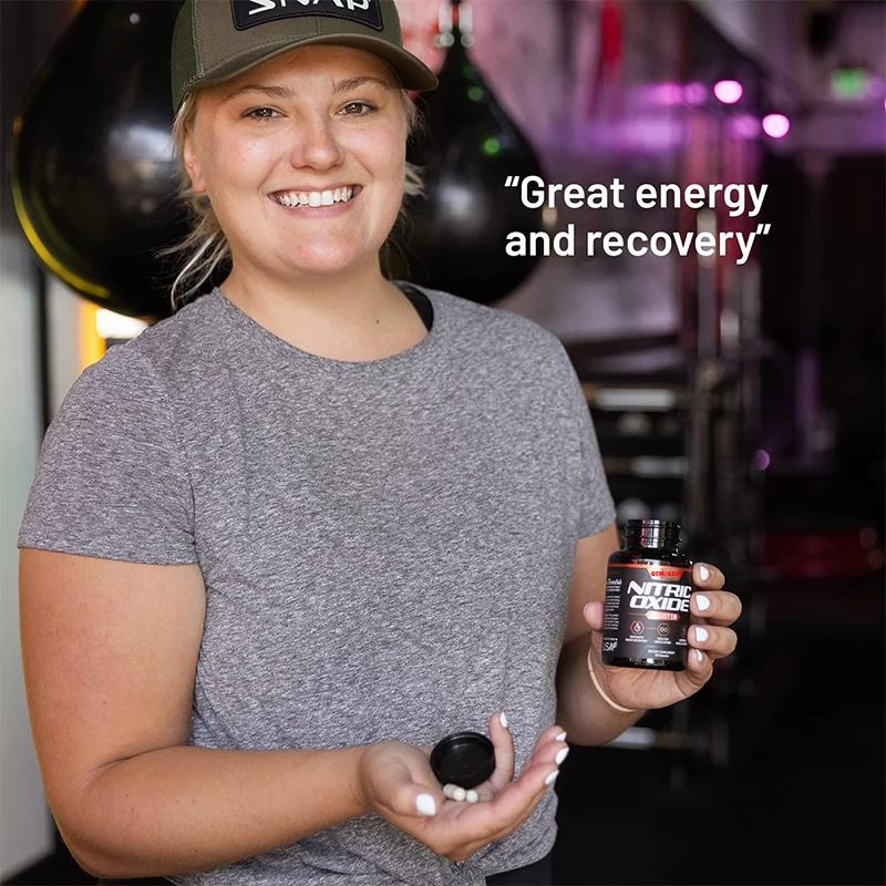 Nitric Oxide Booster, Performance Formula for Stamina & Endurance, 60 Count