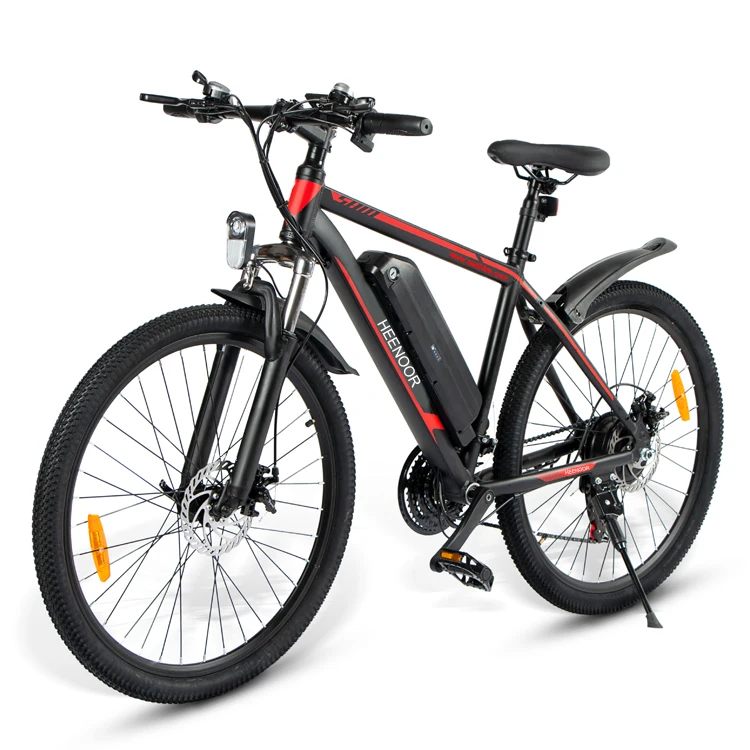 HEENOOR factory low price Electric Dirt Bicycle With Mudguard MTB E cycle 21 Speed Adult Mountain Bike Elektrisk mountainbike