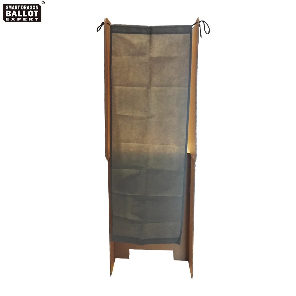 Customized Cardboard Voting Booth Exhibition Portable Exhibition Booth Stands