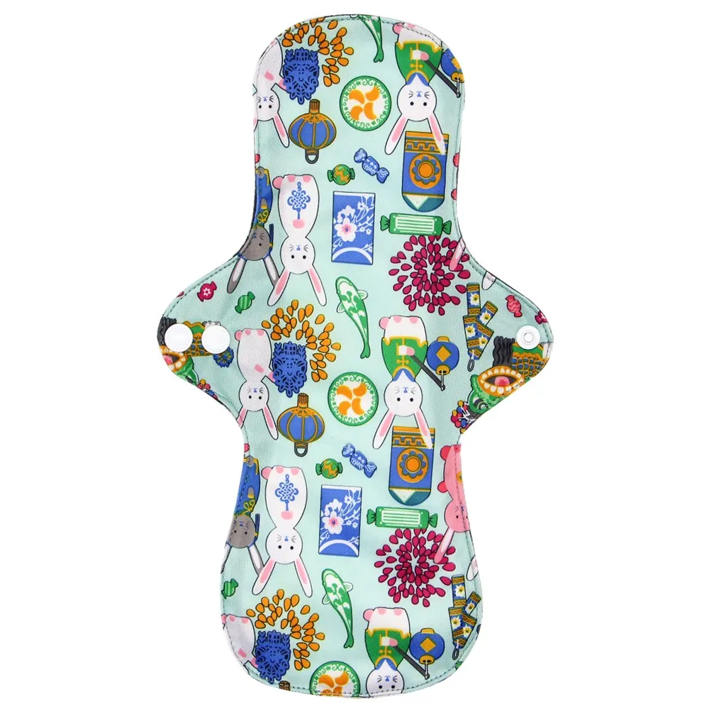 
Women Reusable Cloth Sanitary Napkins Pads Washable Menstrual Pads Sanitary Pad Pouch 