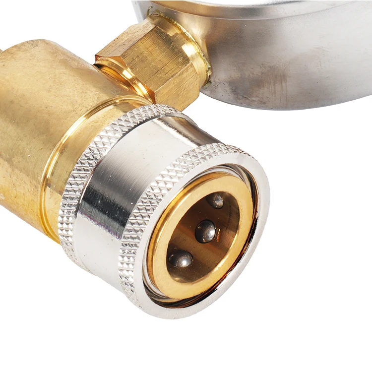 5000psi Pressure Washer Pressure Gauge Kit 3/8 Inch Quick Connect