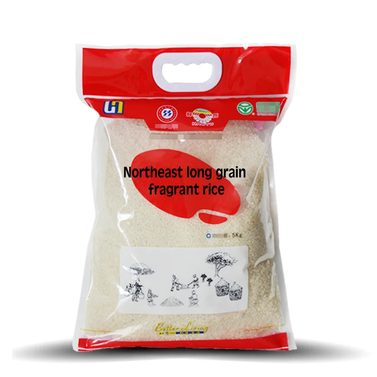 China Wholesale 1kg 2kg 5kg 10kg 25kg 50kg More White Rice Transparency Packing Bags Corn Flour Food Bag Sugar Sack Plain