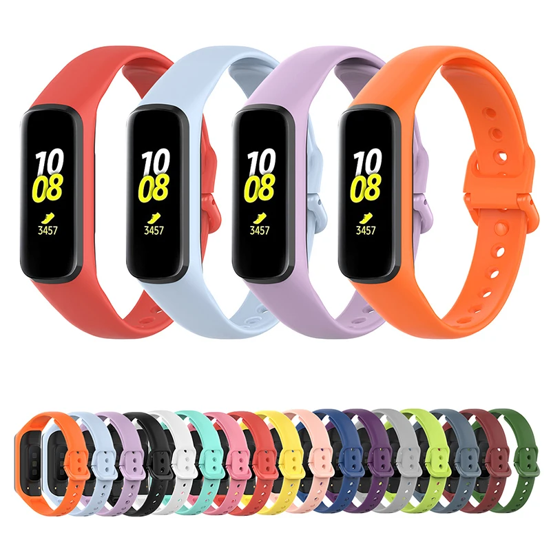 Silicone Sport Band Strap For Samsung Galaxy Fit 2 SM-R220 Watch Bracelet Replacement Watchband Correa For Samsung Galaxy Fit2