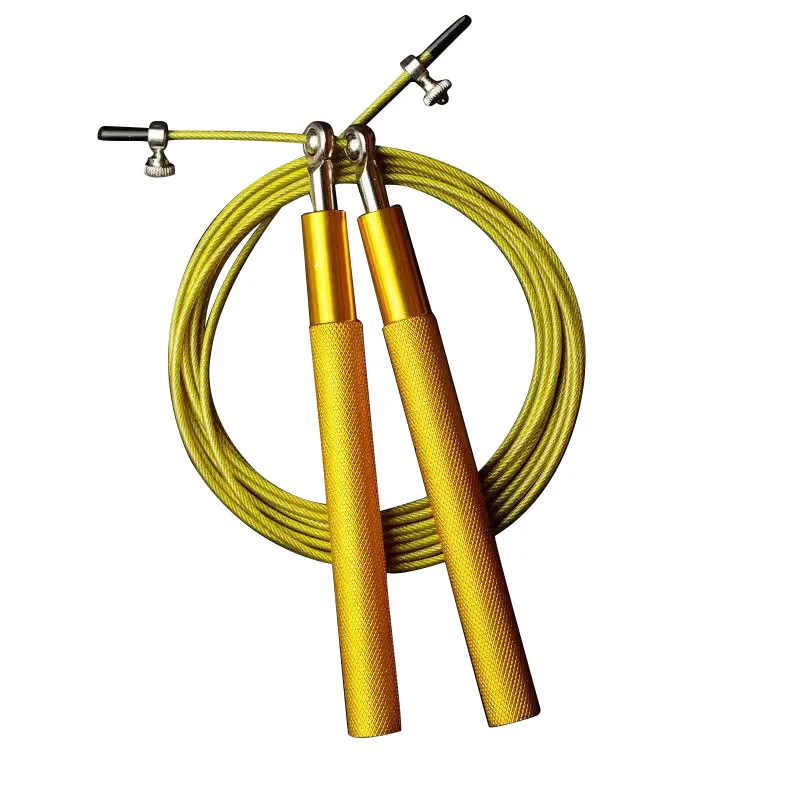 New arrive Bearing Tangle-free durable aluminium alloy jump rope skip rope with Steel Wire for Skipping and Workout