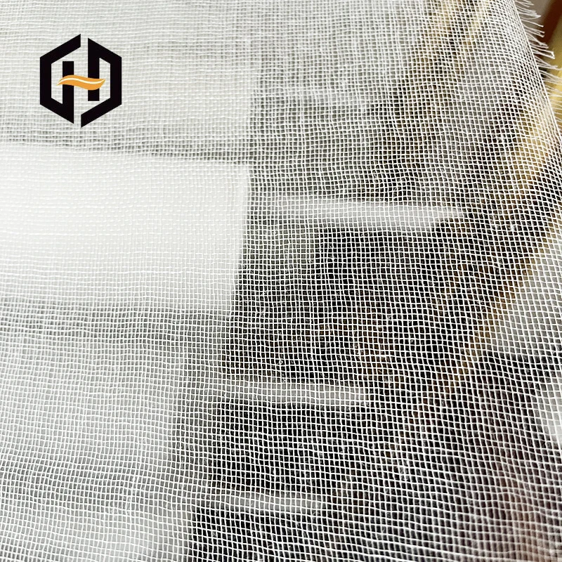 Unfinished cloth mesh composite fabric polyester scrim roll composite on wall covering