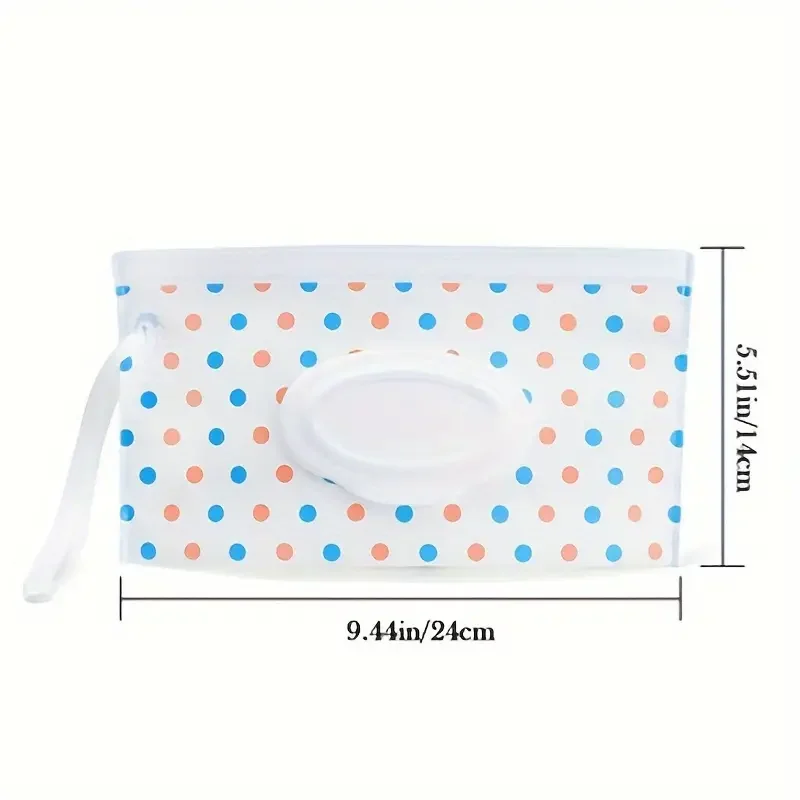 Refillable Baby Wipe Holder Bag Wet Wipes Container Portable Bag Reusable Wet Wipes Bags Pouch
