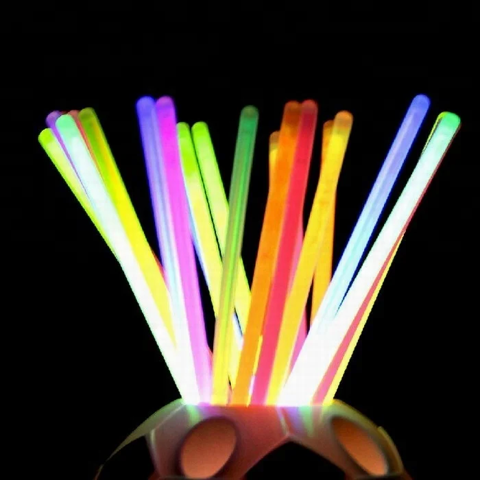 8 inch glow bracelet light up bracelet glow in the dark glow stick bracelet 100pack