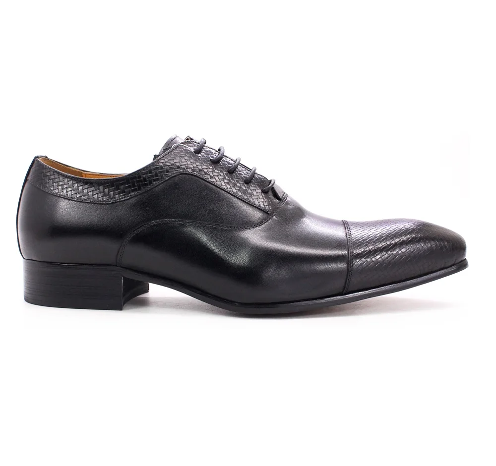Wholesale Handmade Leather Shoes Men Office Lace Up Formal Dress Shoes