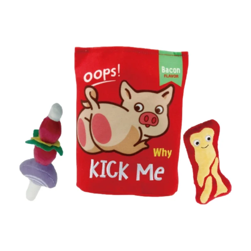 High Quality Creative Pet Set Toy Cartoon Waterproof Bite Resistant New Design Food Kit Set Dog Chew Toy for Training