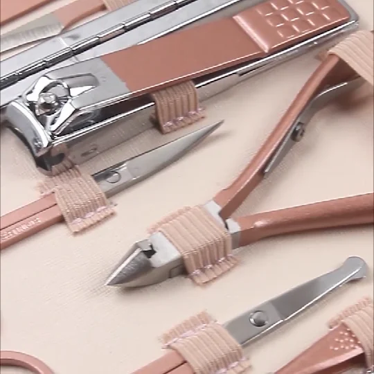 Stainless Steel Manicure Pedicure Set Finger Toe Care Tool Professional Nail Art Tools Nails Clipper Cutter Kit Home Use Travel