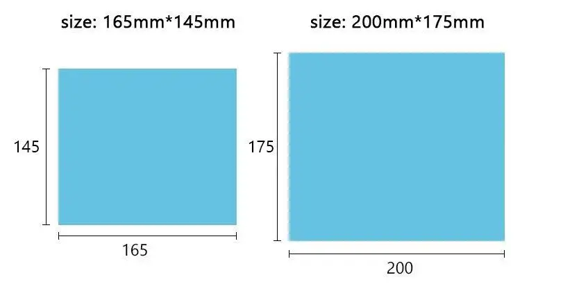 2Pcs nano-coated car anti-fog and rain-proof rearview mirror protective film