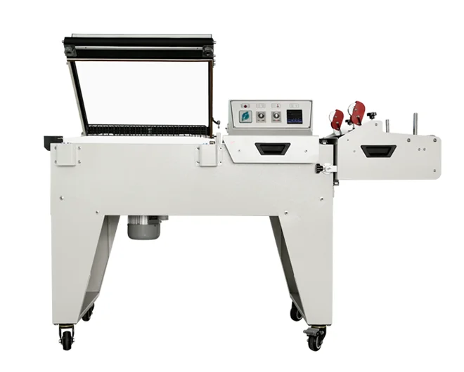 Semi Automatic FM5540 tray heat shrink wrap packaging machine cosmetics box wrapping machine shrink wrapper machine