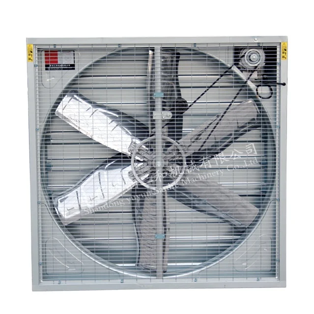Wall Mounted Industrial Axial Cooling Exhaust Fan With Siemens Motor