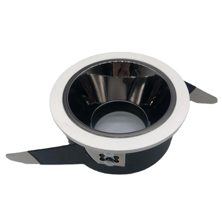 Foshan black stainless steel downlight 12V  GU5.3 mr16 recess lighting indoor adjustable ceiling downlight
