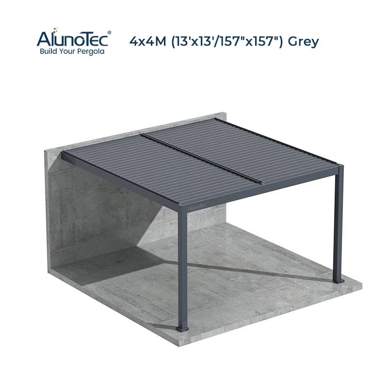 Electric Waterproof Aluminum Pavilion Aluminium Garden Gazebos Pergola