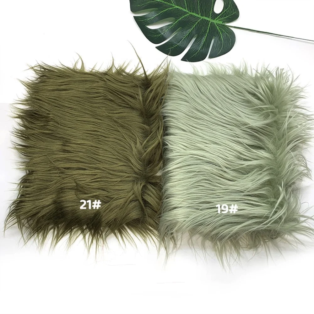 Высокая плотность легкая 8 см искусственная плюшевая ткань 100% полиэстер DIY Ткань для шитья одежды мягкая 70 г неэластичная 160x50